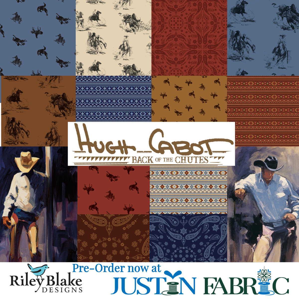 Rediscover the Wild West with Hugh Cabot's "Back of the Chutes" Fabric Collection