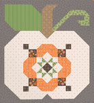 Autumn Quilt Seeds Pumpkin 3 Block Kit Featuring Autumn by Lori Holt closer up