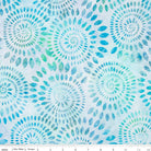 Expressions Batiks Dahlias Adriatic Mist Wide Back Cotton Yardage | Riley Blake Designs #BTWB23010-271