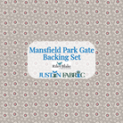 Backing Set - Mansfield Park Gate by Jane Austen’s House | Riley Blake Designs