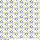 Hanukkah Nights Star of David White Yardage by Tara Reed | Riley Blake Designs  #C13432-WHITE