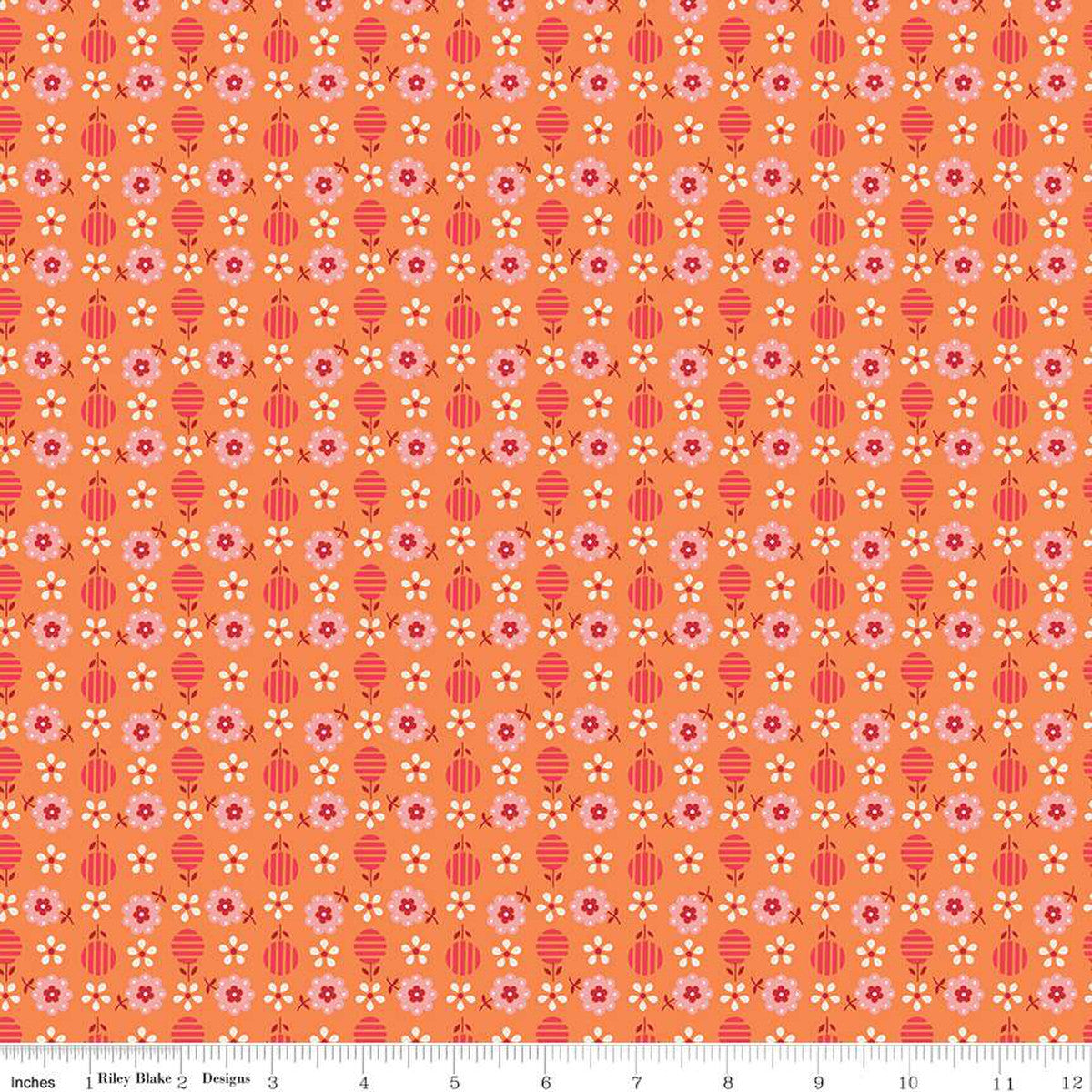 Bee Dots Ida Marie Pumpkin by Lori Holt | Riley Blake Designs #C14160-PUMPKIN