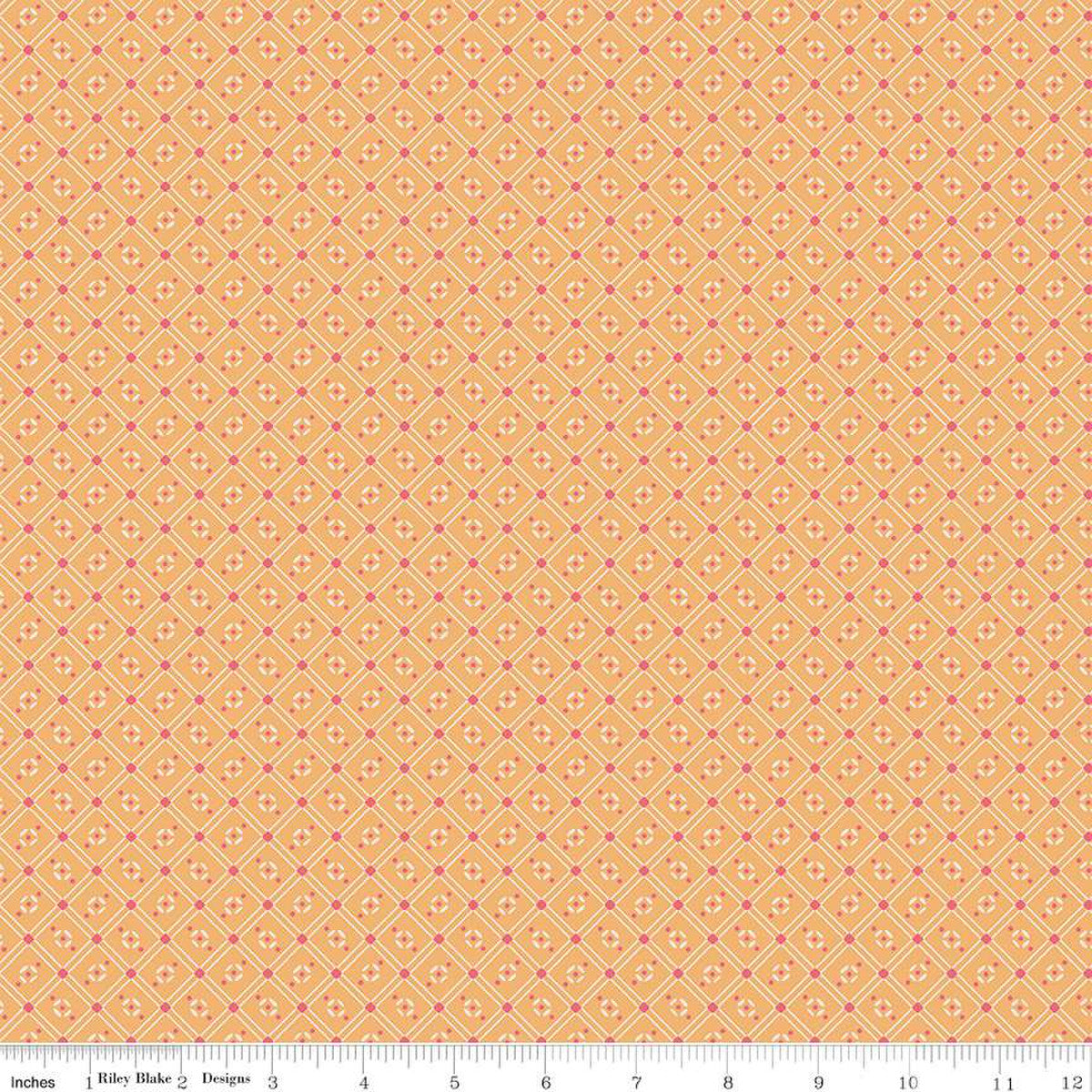 Bee Dots Frances Marigold by Lori Holt | Riley Blake Designs #C14179-MARIGOLD