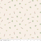 The Tale Of Peter Rabbit Veggies Cream Yardage by Beatrix Potter | Riley Blake Designs #C14703-CREAM