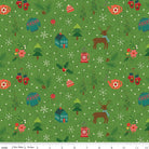 In From The Cold Winter Green Yardage by Heather Peterson | Riley Blake Designs #C14862-GREEN