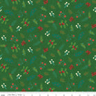 In From The Cold Greenery Green Yardage by Heather Peterson | Riley Blake Designs #C14863-GREEN