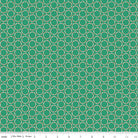 In From The Cold Circles Teal Yardage by Heather Peterson | Riley Blake Designs #C14866-TEAL
