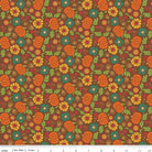 Autumn Afternoon Pumpkins Brown Yardage by Heather Peterson | Riley Blake Designs SKU #C14871-BROWN