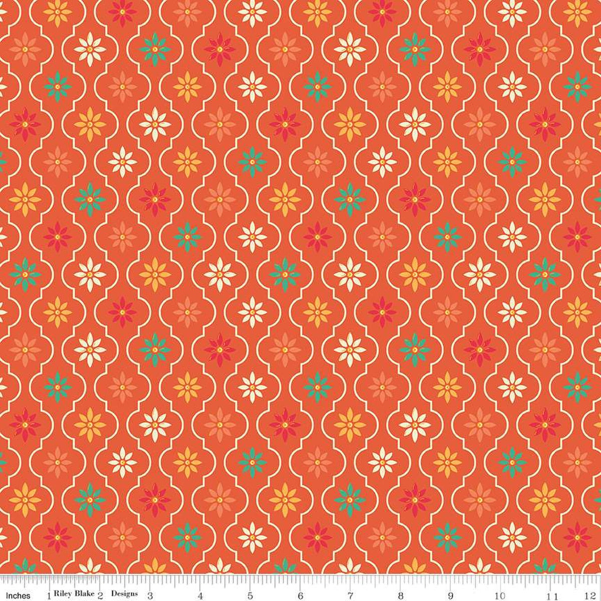 Autumn Afternoon Moroccan Tile Autumn Yardage by Heather Peterson | Riley Blake Designs SKU #C14874-AUTUMN