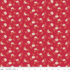 Home Town Holiday Pineflower Berry Yardage by Lori Holt | Riley Blake Designs #C14903-BERRY