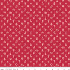 Home Town Holiday Christmas Berry Yardage by Lori Holt | Riley Blake Designs #C14907-BERRY