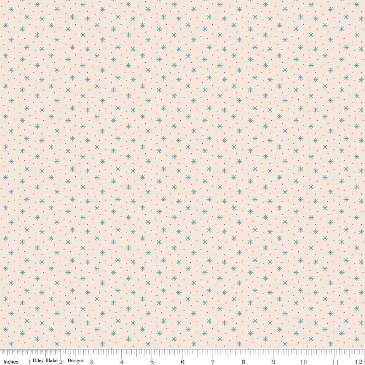 Home Town Holiday Sparkle Latte Yardage by Lori Holt | Riley Blake Designs #C14923-LATTE