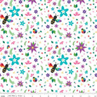Bloom Main White Yardage by Kristy Lea of Quiet Play | Riley Blake Designs #C14980-WHITE