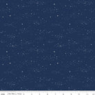 Between The Pages Starlight Navy Yardage by Fran Gulick | Riley Blake Designs #C15377-NAVY 