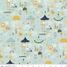 It's a Boy Mobiles Aqua Yardage by Echo Park Paper Co | Riley Blake Designs