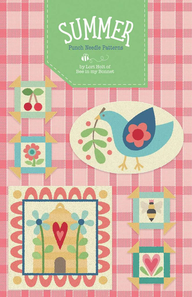 Summer Punch Needle Pattern by Lori Holt | Riley Blake Designs #P120-SUMMER front cover