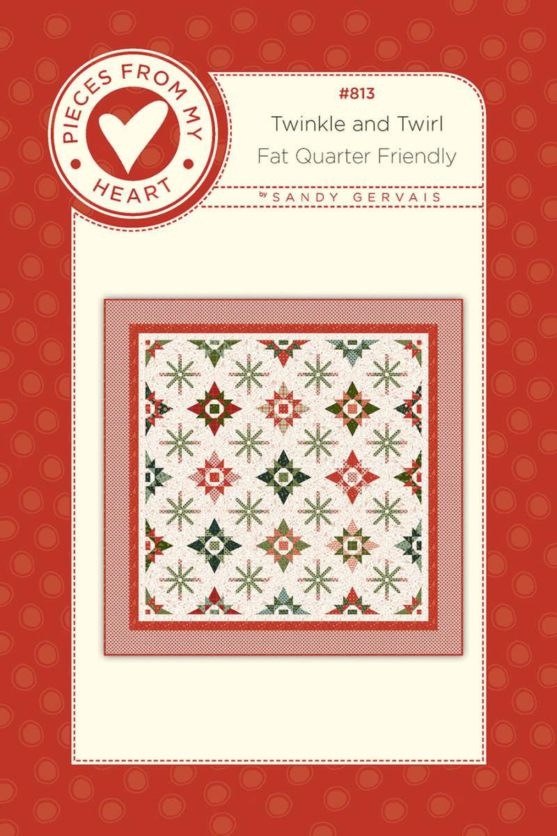 Twinkle and Twirl Quilt Pattern by Sandy Gervais | Riley Blake Designs #P157-TWINKLETWIRL front cover
