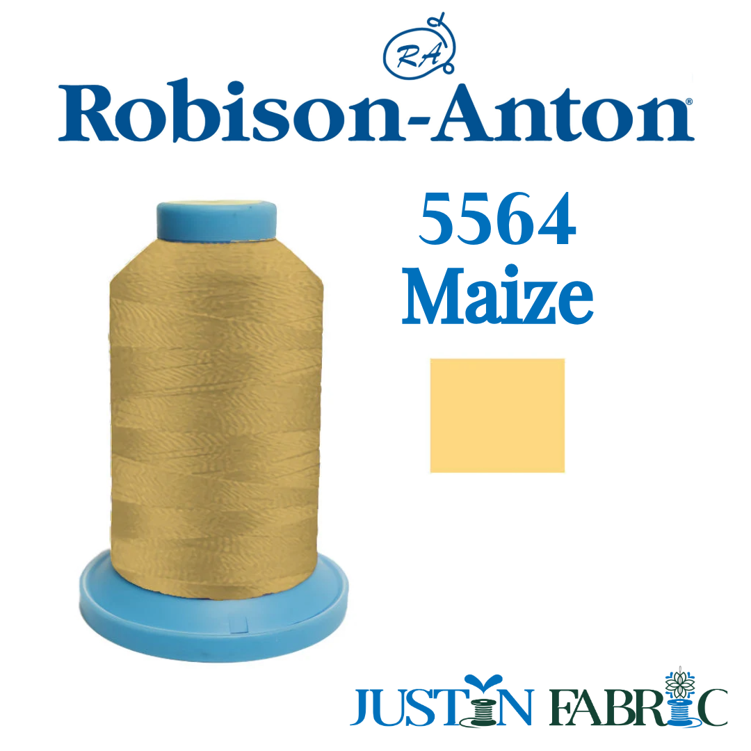 Super Brite 5564 Maize Embroidery Thread 40wt 1100yd |  Robison-Anton