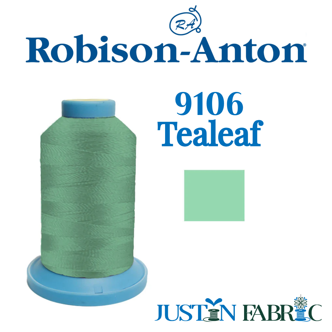Super Brite 9106 Tealeaf Embroidery Thread 40wt 1100yd | Robison-Anton