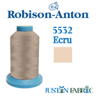 Super Brite 5532 Ecru Embroidery Thread 40wt 1100yd | Robison-Anton
