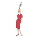 Lori Holt My Happy Place Red Vintage Lady Enamel Charm™ | Riley Blake Designs #ST-22911