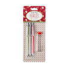 Lori Holt Home Town Holiday Busy Bee Pencils 2 | Riley Blake Designs #ST-36046