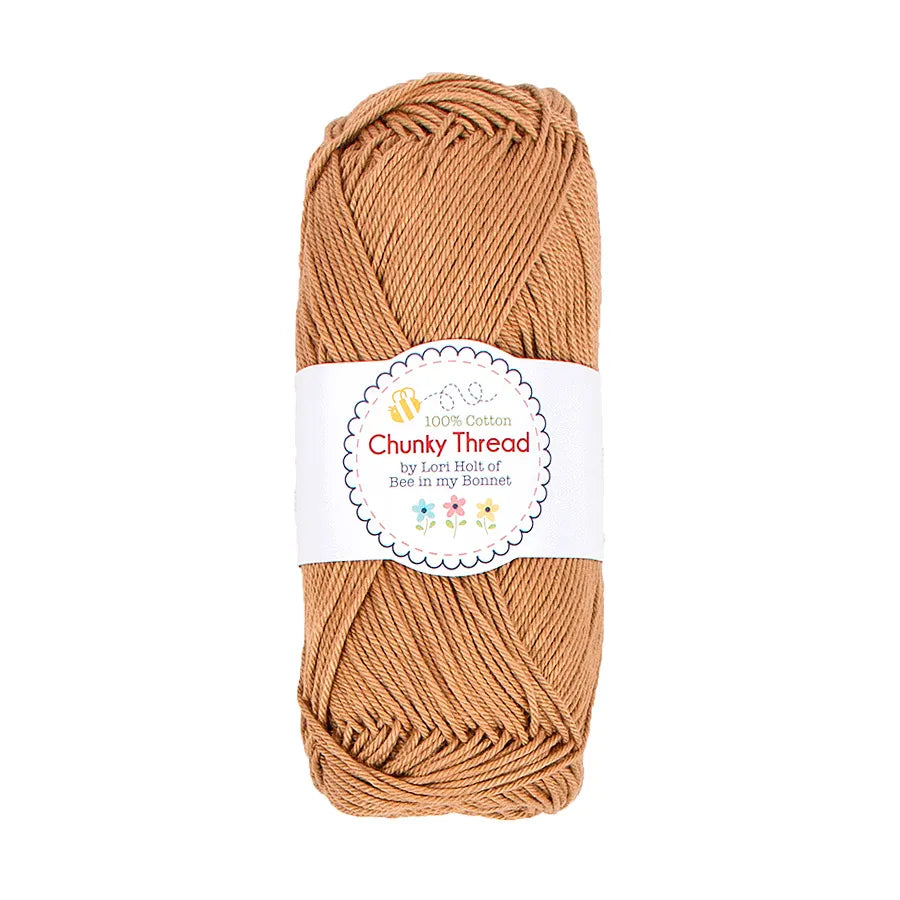 Nutmeg Chunky Crochet Thread by Lori Holt (50g) | Riley Blake Designs #STCT-8523