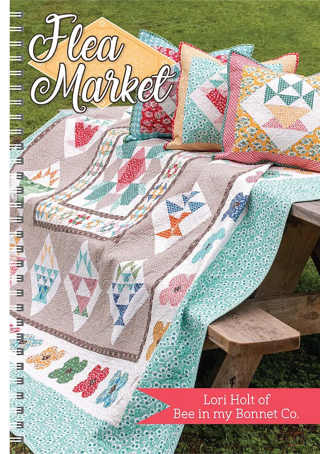 Flea Market Quilt Book by Lori Holt of Bee in my Bonnet | It's Sew Emma #ISE-947 front cover