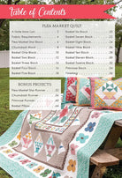 Flea Market Quilt Book by Lori Holt of Bee in my Bonnet | It's Sew Emma #ISE-947 Table of Contents