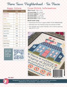 Home Town Neighborhood - Tea House Cross Stitch Pattern by Lori Holt of Bee in my Bonnet | It's Sew Emma #ISE-4037