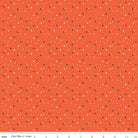 Hey Bootiful Dots Persimmon Yardage by My Mind's Eye | Riley Blake Designs