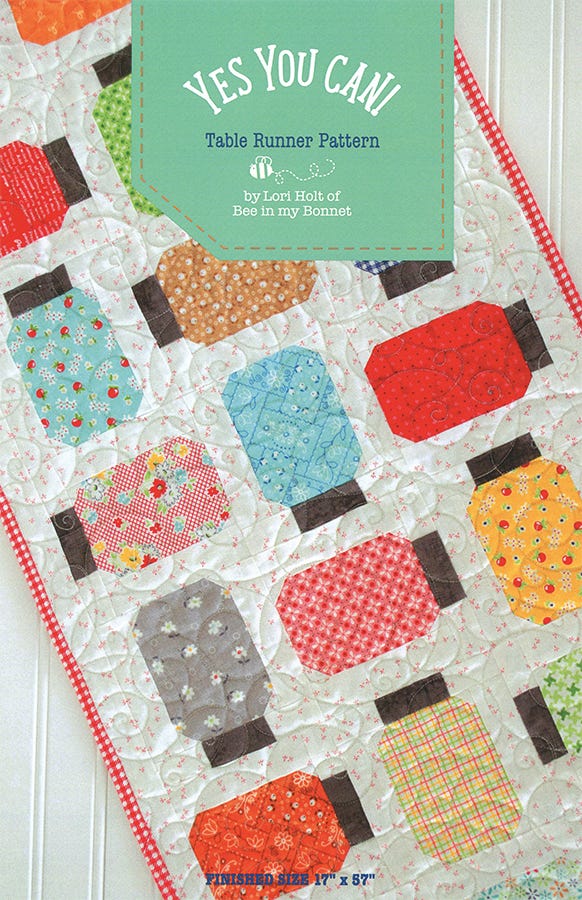 Yes You Can Runner Paper Pattern by Lori Holt | Riley Blake Designs #P120-YESYOUCAN front cover