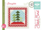 Bee in my Bonnet Stitch Cards Set G Cross Stitch Pattern by Lori Holt | It's Sew Emma #ISE-436 snowglobe