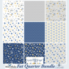 Hanukkah Nights Fat Quarter Bundle by Tara Reed -9 pieces Preorder -FQ-13430-9 - Justin Fabric!